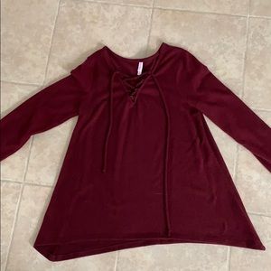 Maroon long sleeve